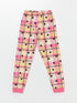LC Waikiki Crew Neck Printed Long Sleeve Girl Pajama Set